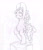 Size: 1553x1809 | Tagged: safe, artist:seenty, imported from derpibooru, tree hugger, on your marks, female, modeling, monochrome, pencil drawing, pose, pregnant, solo, traditional art