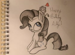 Size: 2090x1519 | Tagged: safe, artist:chrispy248, imported from derpibooru, rarity, unicorn, female, heart, mare, solo, traditional art