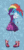 Size: 260x546 | Tagged: safe, imported from derpibooru, screencap, rainbow dash, equestria girls, friendship through the ages, rainbow rocks, animated, cropped, female, rainbow punk, solo