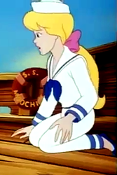 Size: 400x600 | Tagged: safe, imported from derpibooru, screencap, megan williams, my little pony: the movie (g1), cropped, female, g1, sailor suit, solo