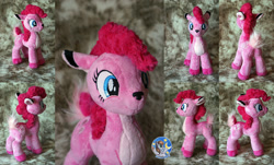 Size: 1654x1000 | Tagged: safe, artist:essorille, imported from derpibooru, pinkie pie, deer, cute, diapinkes, doe, irl, photo, plushie, species swap, weapons-grade cute