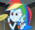 Size: 500x433 | Tagged: safe, imported from derpibooru, screencap, rainbow dash, equestria girls, rainbow rocks, animated, female, musical instrument, solo