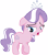 Size: 7000x8000 | Tagged: safe, artist:tardifice, imported from derpibooru, diamond tiara, pony, crusaders of the lost mark, absurd resolution, female, open mouth, simple background, solo, the pony i want to be, transparent background, vector