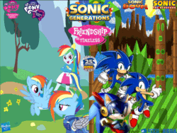 Size: 800x600 | Tagged: safe, artist:trungtranhaitrung, imported from derpibooru, rainbow dash, equestria girls, crossover, gif, hasbro, non-animated gif, sega, sonic boom, sonic the hedgehog, sonic the hedgehog (series), wonderbolts uniform, zonic the zone cop