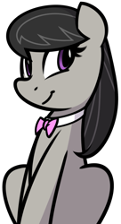 Size: 821x1508 | Tagged: safe, artist:furrgroup, imported from derpibooru, octavia melody, earth pony, pony, female, mare, simple background, sitting, smiling, solo, white background