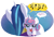 Size: 453x312 | Tagged: safe, artist:amy mebberson, artist:amymebberson, imported from derpibooru, princess flurry heart, shining armor, good night baby flurry heart, burp, cute, faic, father and daughter, flurrybetes, music notes, onomatopoeia, raspberry, raspberry noise, tongue out