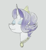 Size: 1161x1257 | Tagged: safe, artist:marsminer, imported from derpibooru, rarity, the gift of the maud pie, bust, female, portrait, solo