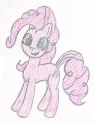 Size: 1136x1496 | Tagged: safe, artist:hammer-of-zeon, imported from derpibooru, pinkie pie, female, solo, traditional art