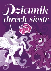 Size: 574x800 | Tagged: safe, imported from derpibooru, princess celestia, princess luna, journal of the two sisters, egmont, polish