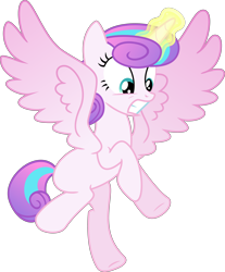 Size: 4912x5929 | Tagged: safe, artist:kimberlythehedgie, imported from derpibooru, princess flurry heart, the crystalling, absurd resolution, female, glowing horn, magic, older, older flurry heart, simple background, solo, transparent background, vector