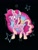 Size: 768x1024 | Tagged: safe, artist:lumepone, imported from derpibooru, pinkie pie, female, rainbow power, raised hoof, solo