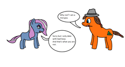 Size: 1594x859 | Tagged: safe, artist:amateur-draw, imported from derpibooru, oc, oc only, 1000 hours in ms paint, fedora, hat, ms paint, nice guy, text