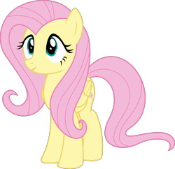 Size: 5000x4844 | Tagged: safe, artist:aethon056, imported from derpibooru, fluttershy, pegasus, pony, do princesses dream of magic sheep, absurd resolution, female, mare, simple background, smiling, solo, transparent background, vector