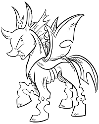 Size: 4120x5148 | Tagged: safe, artist:azuredreamerrode, imported from derpibooru, changeling, absurd resolution, base, black and white, grayscale, grin, lineart, monochrome, simple background, solo, transparent background