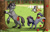 Size: 2246x1438 | Tagged: safe, artist:namygaga, imported from derpibooru, applejack, rarity, oc, oc:applejewel, oc:oddity, pony, unicorn, apple, applebucking, family, female, food, lesbian, magical lesbian spawn, next generation, nudity, offspring, parent:applejack, parent:rarity, parents:rarijack, rarijack, sheath, shipping, tree