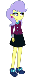 Size: 2400x5000 | Tagged: safe, artist:razethebeast, imported from derpibooru, upper crust, equestria girls, friendship games, alternate clothes, alternate costumes, clothes, earring, female, high heels, necklace, new outfit, pearl necklace, piercing, shoes, simple background, skirt, solo, transparent background, vector