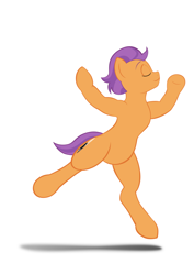 Size: 876x1240 | Tagged: safe, artist:alixnight, imported from derpibooru, tender taps, earth pony, pony, on your marks, bipedal, colt, dancing, interpretive dance, male, simple background, solo, vector, white background