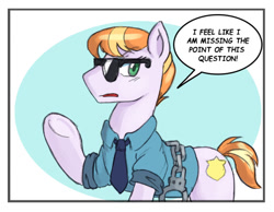 Size: 540x419 | Tagged: safe, artist:nauth, imported from derpibooru, copper top, ask, comic, rule 63, solo, tumblr
