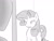 Size: 800x600 | Tagged: safe, artist:vulapa, imported from derpibooru, rarity, oc, oc:anon, human, pony, cyoa, cyoa:life in ponyville, monochrome, story included