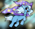 Size: 1664x1408 | Tagged: safe, artist:ari-dreemurr, imported from derpibooru, trixie, pony, unicorn, cape, clothes, female, hat, mare, raised hoof, solo, trixie's cape, trixie's hat