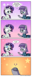 Size: 1000x2381 | Tagged: safe, artist:daniel-sg, imported from derpibooru, boulder (pet), maud pie, rarity, bouldarity, boulder (g4), boulderbetes, comic, crying, cute, dialogue, heartbreak, rejected, shipping denied, single tear