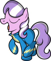 Size: 788x942 | Tagged: safe, artist:ideltavelocity, imported from derpibooru, diamond tiara, female, missing accessory, solo, wonderbolts uniform