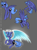 Size: 750x1020 | Tagged: safe, artist:cosmalumi, artist:its-gloomy, imported from derpibooru, princess luna, pony, alternate hairstyle, glowing eyes, halo, s1 luna, solo, woona