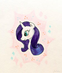 Size: 700x817 | Tagged: safe, artist:kaikaku, imported from derpibooru, rarity, female, solo