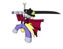 Size: 2400x1854 | Tagged: safe, artist:ziemniax, imported from derpibooru, derpy hooves, pegasus, pony, dracule mihawk, female, mare, one piece