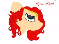 Size: 2048x1536 | Tagged: safe, artist:paperponyart, imported from derpibooru, oc, oc only, oc:roserush, digital art, red hair