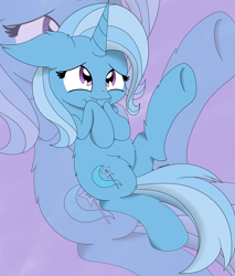 Size: 2300x2700 | Tagged: source needed, safe, artist:theartistsora, imported from derpibooru, trixie, pony, unicorn, cute, diatrixes, female, fluffy, mare, solo, zoom layer