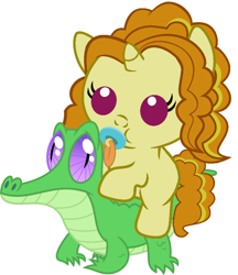 Size: 836x967 | Tagged: safe, artist:red4567, imported from derpibooru, adagio dazzle, gummy, pony, equestria girls, rainbow rocks, adagio dazzle riding gummy, adoragio, baby, baby pony, cute, dazzlebetes, equestria girls ponified, pacifier, ponies riding gators, ponified, riding, weapons-grade cute