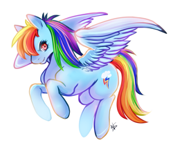 Size: 1277x1073 | Tagged: safe, artist:cabbage-arts, imported from derpibooru, rainbow dash, pegasus, pony, female, flying, solo