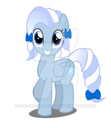 Size: 400x459 | Tagged: safe, artist:discordedtwilight89, imported from derpibooru, oc, oc only, oc:flakey hailstone, pegasus, pony, smiling, solo, watermark