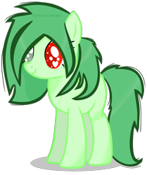 Size: 1500x1792 | Tagged: safe, artist:petunikka, imported from derpibooru, oc, oc only, oc:vanna melon, pony, base used, heart eyes, heterochromia, simple background, solo, transparent background, wingding eyes