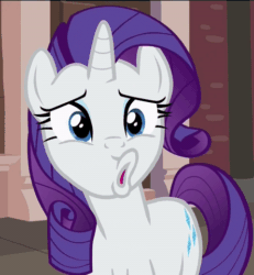 Size: 444x480 | Tagged: safe, imported from derpibooru, screencap, rarity, pony, unicorn, the gift of the maud pie, eyeshadow, female, fish face, gif, makeup, mare, non-animated gif, out of context, solo