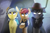Size: 1600x1067 | Tagged: safe, artist:saxopi, imported from derpibooru, oc, oc only, oc:hard boiled, oc:sweet shine, oc:swift cuddles, fanfic:starlight over detrot: a noir tale, starlight over detrot