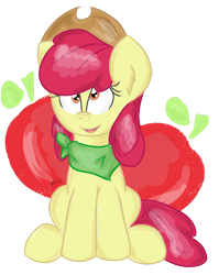 Size: 750x944 | Tagged: safe, artist:kristysk, imported from derpibooru, apple bloom, earth pony, pony, female, filly, foal, hat, older, solo