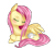 Size: 879x799 | Tagged: safe, artist:haruliina, imported from derpibooru, angel bunny, fluttershy, blushing, full body, lying down, prone, simple background, transparent background