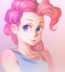 Size: 1292x1444 | Tagged: safe, artist:mrs1989, imported from derpibooru, pinkie pie, human, female, humanized, looking at you, solo