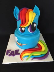 Size: 600x800 | Tagged: safe, artist:imaginacake, imported from derpibooru, rainbow dash, cake, cake wrecks, food, implied cupcakes