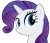 Size: 2881x2503 | Tagged: safe, artist:sketchmcreations, imported from derpibooru, rarity, the gift of the maud pie, cute, female, happy, inkscape, looking at you, raribetes, simple background, smiling, solo, transparent background, vector