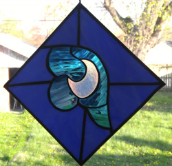 Size: 3104x2988 | Tagged: safe, artist:tjglass, imported from derpibooru, princess luna, cutie mark, irl, photo, photo craft, stained glass, stained glass (irl)