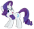 Size: 2356x2028 | Tagged: safe, artist:sketchmcreations, imported from derpibooru, rarity, the gift of the maud pie, behaving like pinkie pie, cute, female, inkscape, open mouth, raribetes, simple background, solo, transparent background, vector