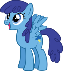 Size: 3648x4106 | Tagged: safe, artist:1992zepeda, imported from derpibooru, blueberry cloud, pegasus, pony, female, mare, simple background, solo, spread wings, transparent background, vector, wings