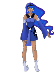 Size: 1536x2048 | Tagged: safe, artist:perle-de-suie, imported from derpibooru, princess luna, human, female, humanized, solo