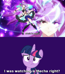 Size: 640x720 | Tagged: safe, artist:sketchmcreations, imported from derpibooru, twilight sparkle, alicorn, anime, macross, macross delta, obligatory pony, text, twilight sparkle (alicorn)