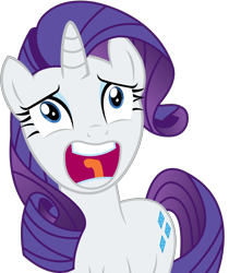 Size: 2956x3519 | Tagged: safe, artist:sketchmcreations, imported from derpibooru, rarity, the gift of the maud pie, dat face, faic, female, inkscape, open mouth, simple background, solo, transparent background, vector