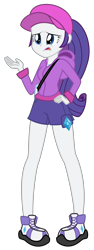 Size: 1625x4300 | Tagged: safe, artist:discorded-joker, imported from derpibooru, rarity, equestria girls, absurd resolution, bag, cap, clothes, female, fetish, hat, hoodie, open mouth, shoes, shorts, simple background, sneakers, sneakers fetish, solo, transparent background