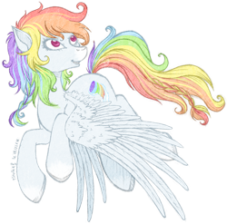 Size: 800x790 | Tagged: safe, artist:tinuleaf, imported from derpibooru, oc, oc only, oc:white whirl, flying, not rainbow dash, offspring, older, parent:rainbow dash, parent:soarin', parents:soarindash, simple background, solo, transparent background